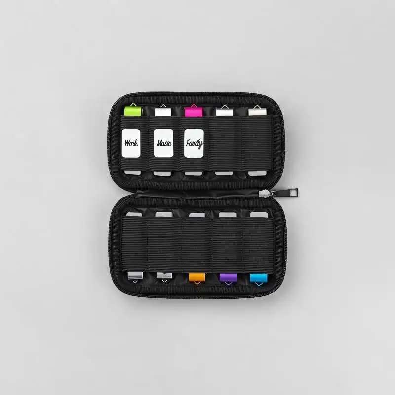 USB Flash Drive Case Storage Case Holder USB Flash Drive Electronic Organizer