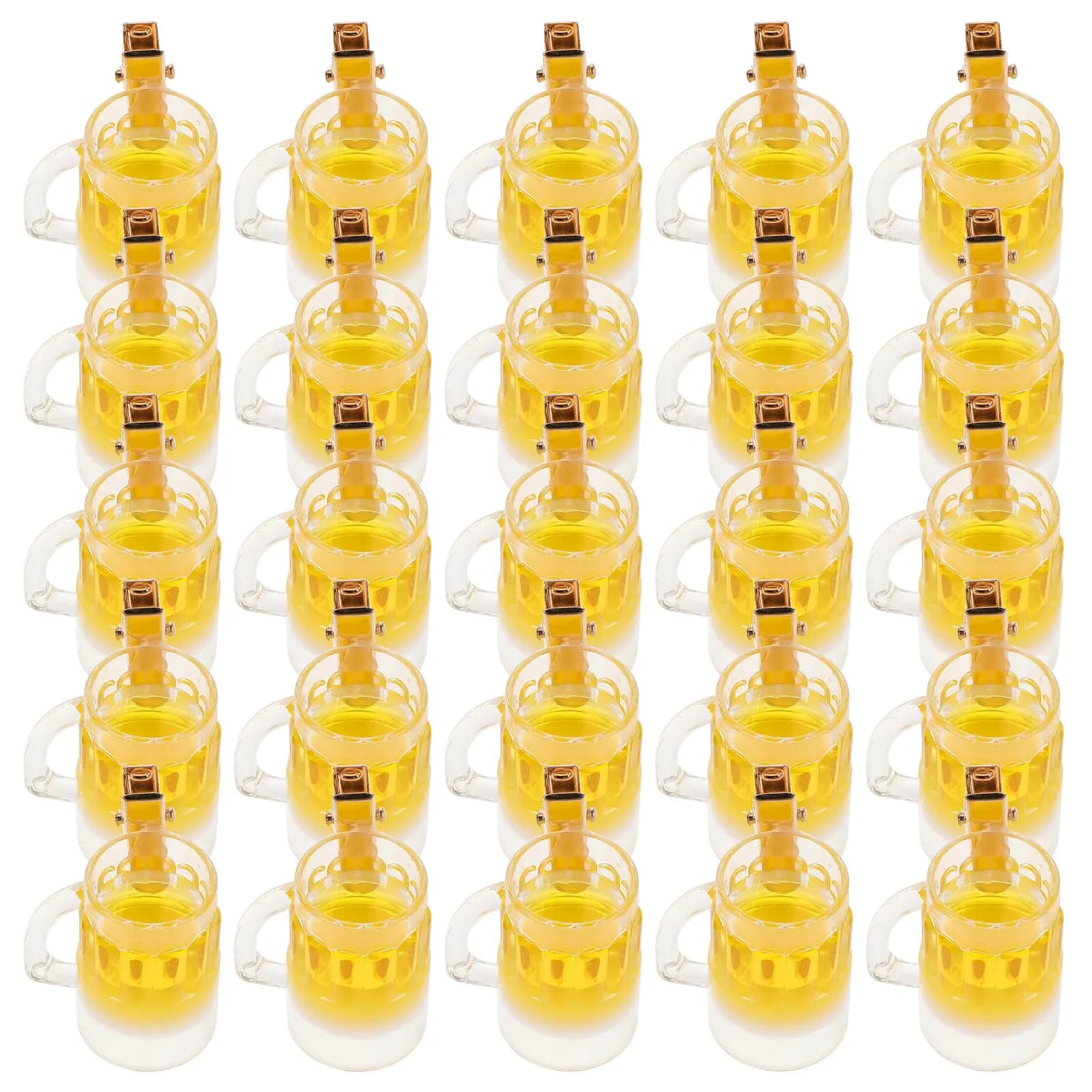 20 Pezzi Fermagli per Capelli a Forma di Boccale da Birra, Divertenti Mollette a Coccodrillo, Accessori Carini per Capelli da Donna e Ragazza, Perfetti per Feste e Oggetti di Scena Fotografici