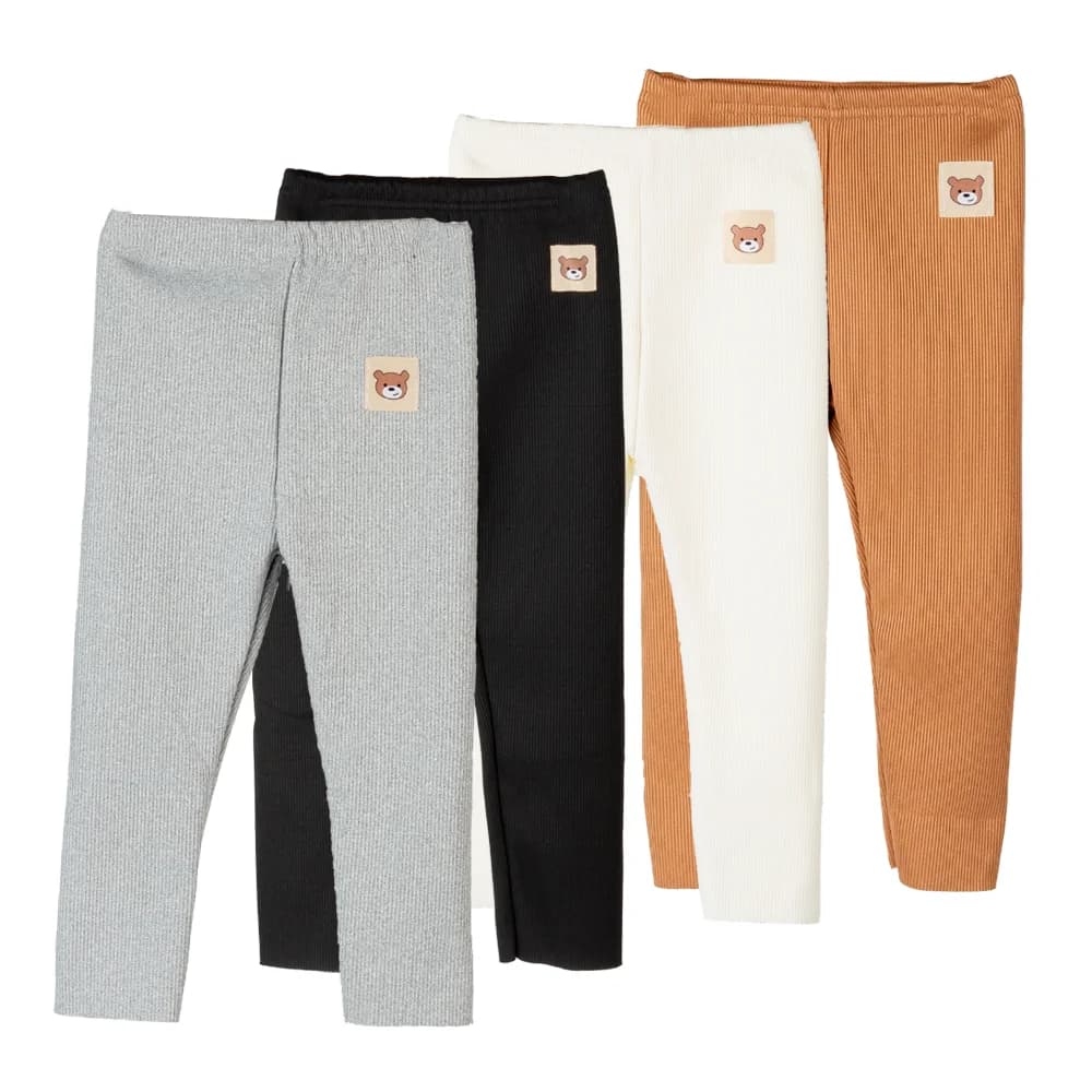 Nuovi leggings interi per bambini autunno inverno pantaloni caldi elasticizzati per bambini cartoni animati pantaloni slim in vita elastica per bambini unisex per ragazzi e ragazze