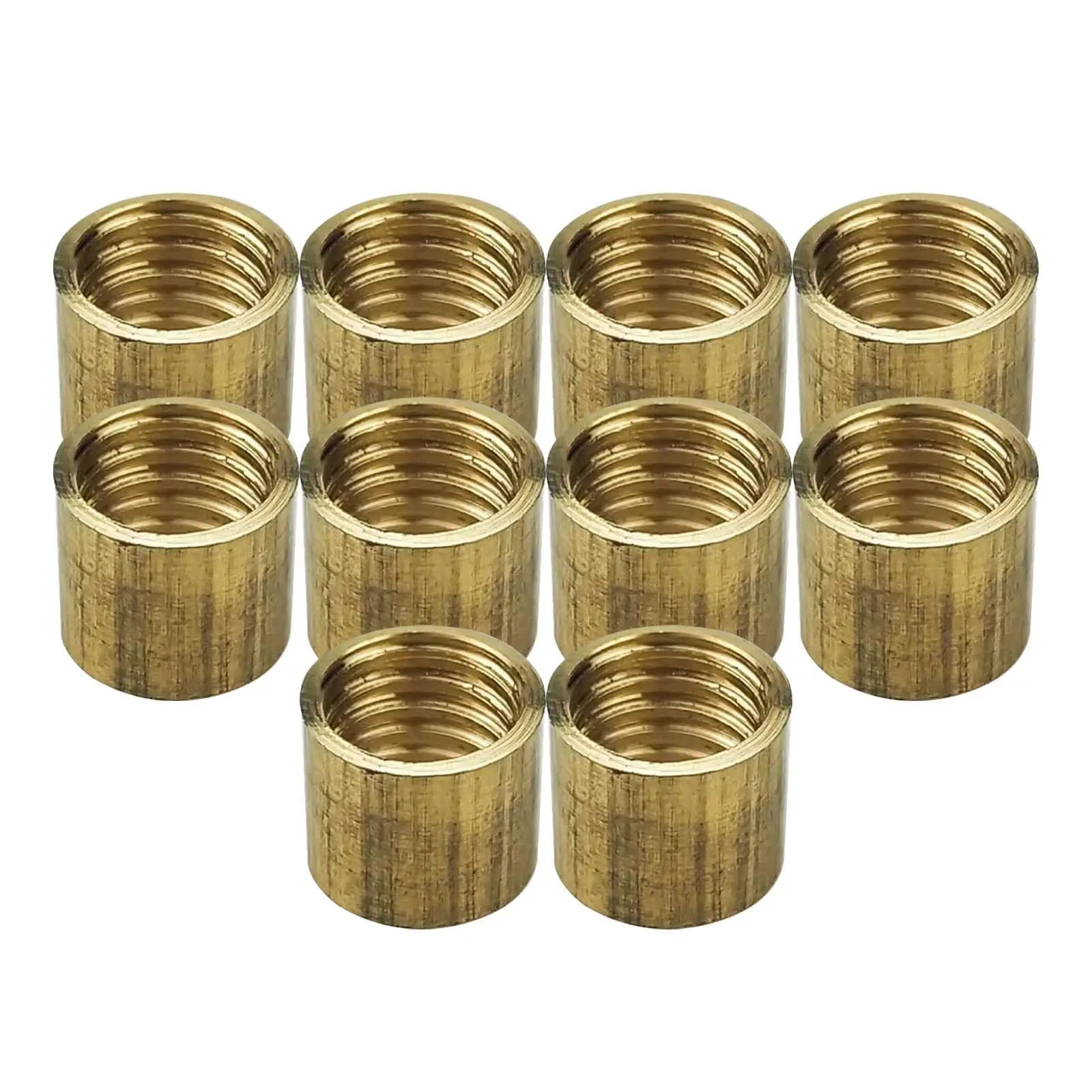 Durable Copper Billiard Cue Ferrules 12mm Tip Repair Tubes Snooker Stick Parts for Pool Cue Maintenance