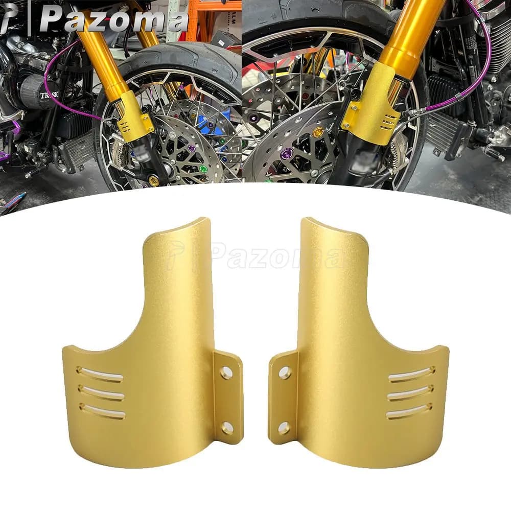 Protezione Forcella Anteriore Moto, Copertura Protettiva per Tubo Forcella Harley CVO Road Glide Upgrade FLTRXSE ST FLTRXSTSE 2024