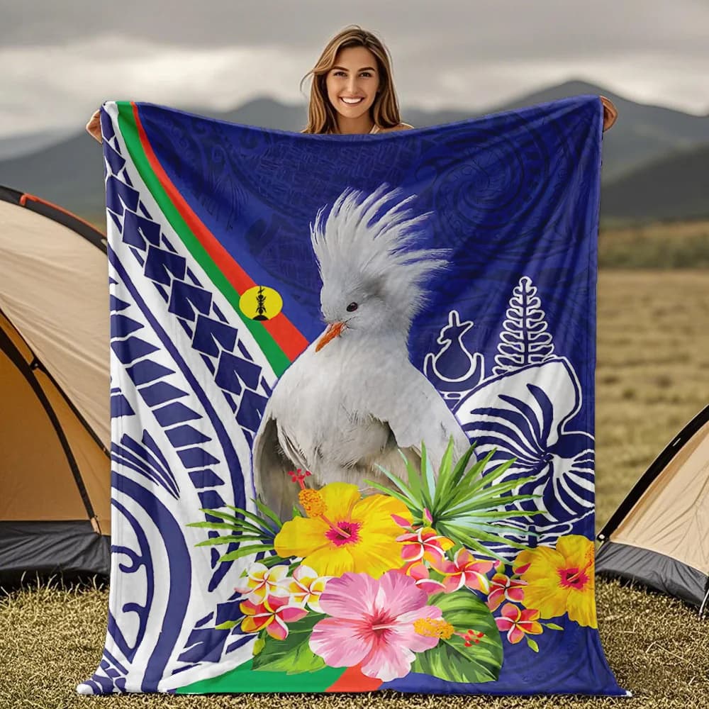 Coperta con motivo floreale pappagallo per divano letto, viaggio, campeggio, soggiorno, ufficio, coperta per regali per tutte le stagioni