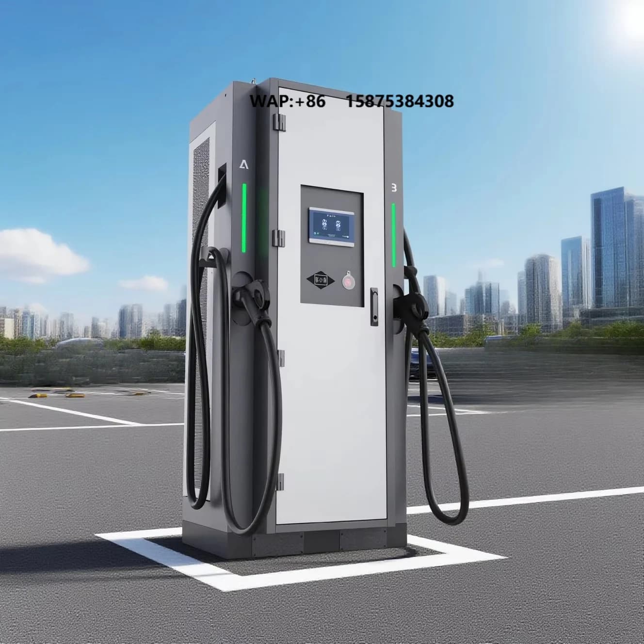 Nuova Stazione di Ricarica per Veicoli Elettrici da 90kW con Doppia Presa GBT, Caricatore DC del Produttore