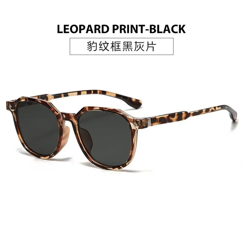 Hot girl temperament sunglasses women's new line Korean version high-end retro polygon fashion sunglasses