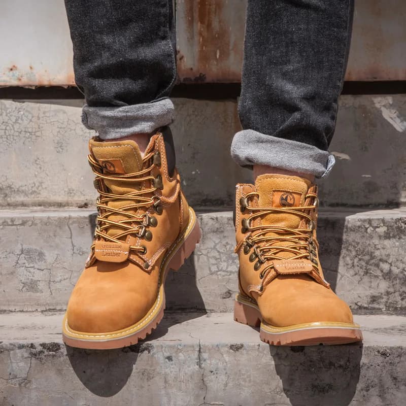 Scarpe da trekking da uomo per esterni in pelle di mucca Stivali da caccia impermeabili T Scarpe tattiche da deserto Scarpe da ginnastica casual Scarpe da trekking da donna alla caviglia