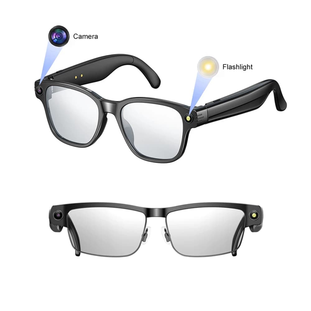 Nuovi occhiali intelligenti L801 8MP 4K HD Video Occhiali da sole 32GB Trasferimento Wi-Fi Registrazione audio Assistente AI IP68 Impermeabile
