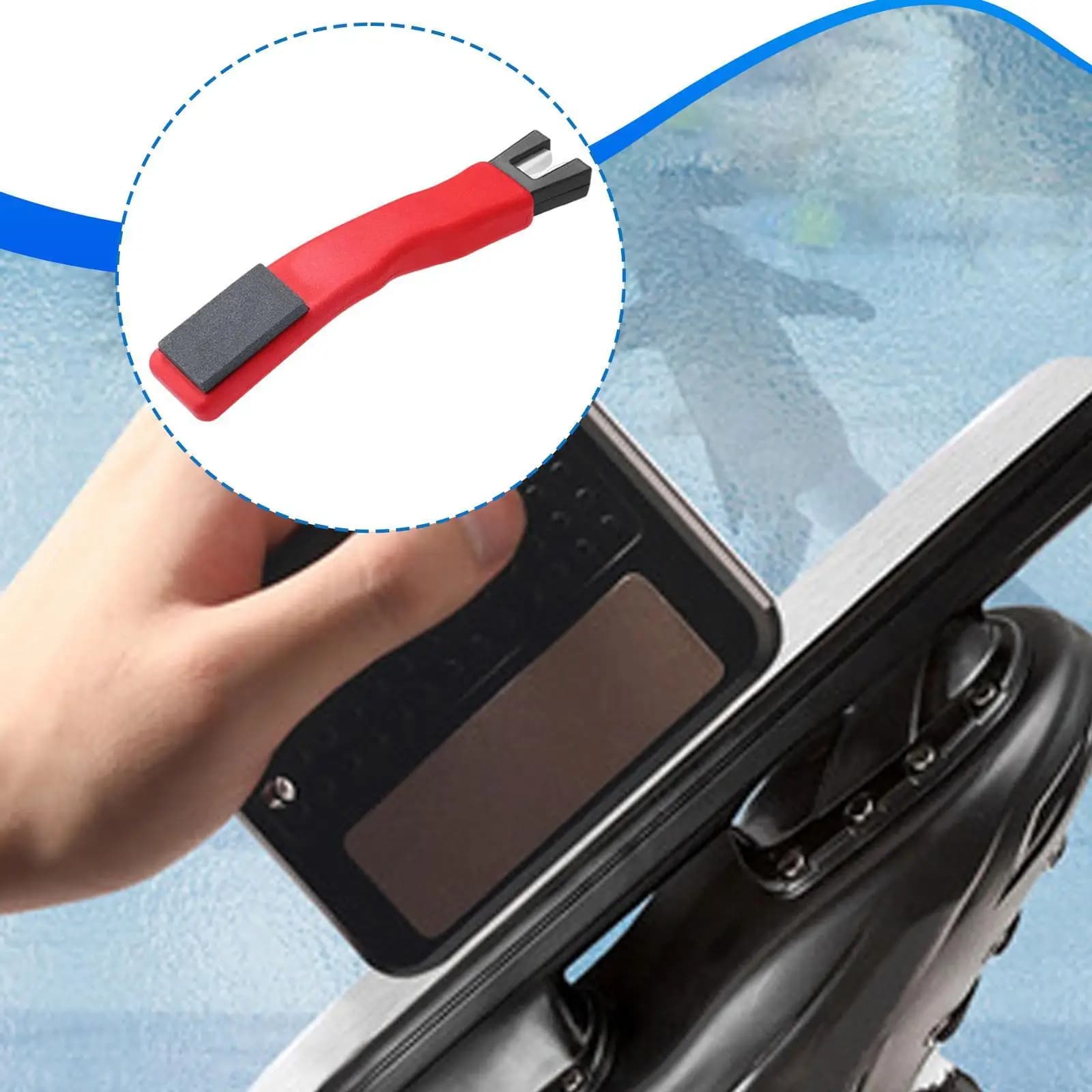 Affilatore Manuale per Pattini da Ghiaccio, Strumento Versatile per Affilare Lame, Affilatore a Rotazione per Pattini e Coltelli
