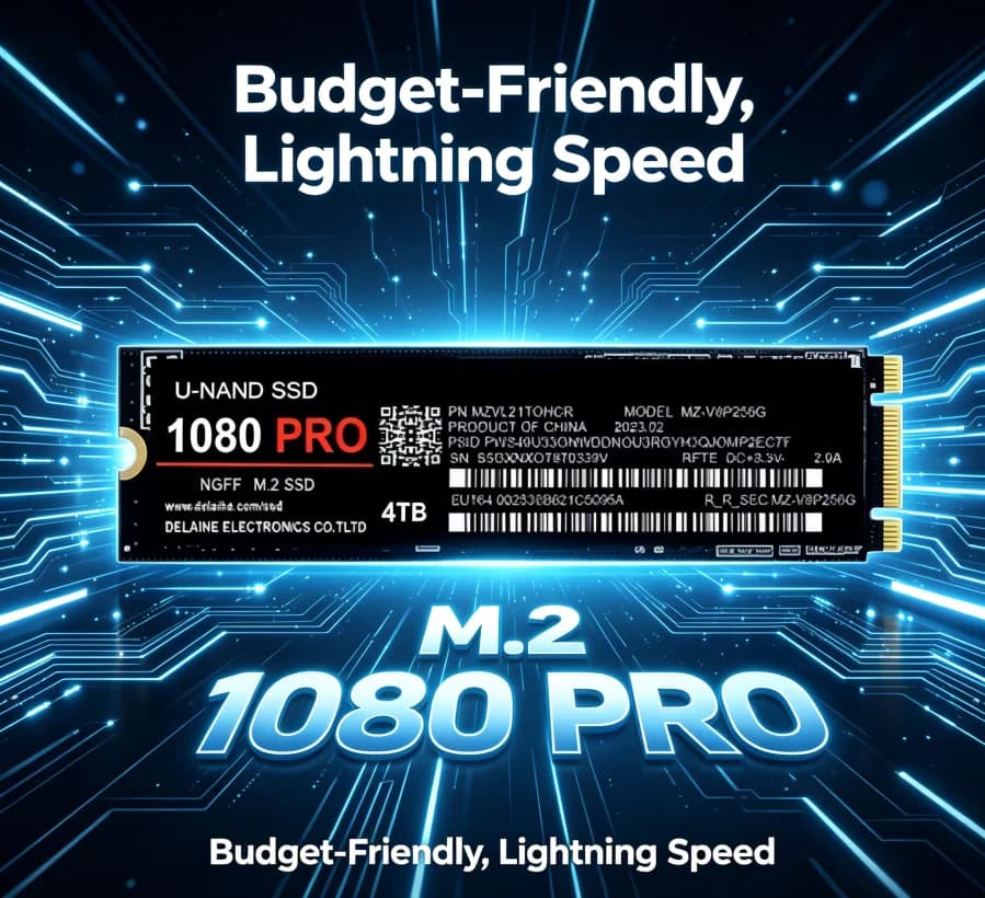 2026 1080PRo 990PRo 4TB 2TB 1TB SSD NGFF M2 Pcie Gen 4 Heatsink Disk Drives Internal for PS5 PS3 PS4 PS5 DIY Games Computer