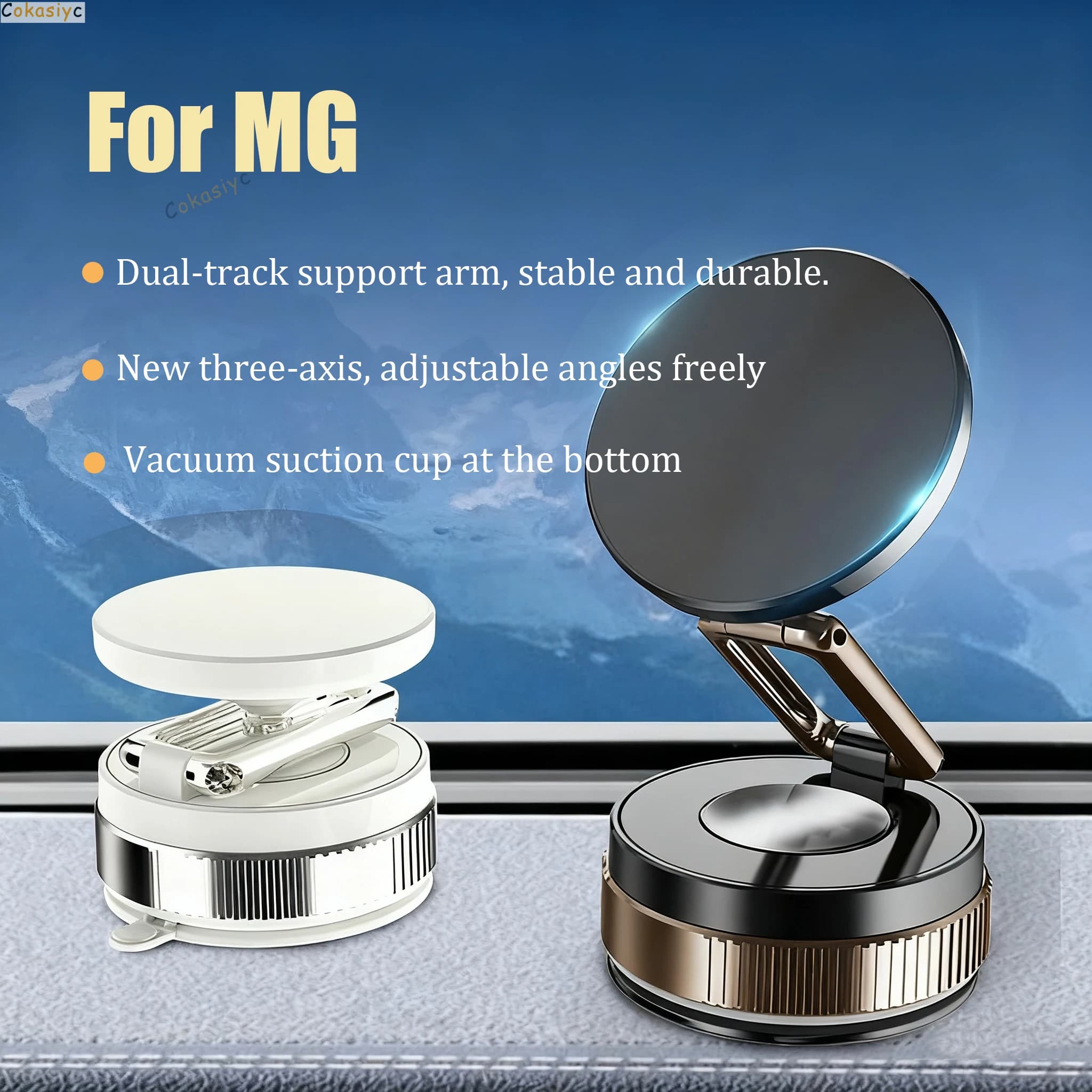 Supporto per telefono magnetico per vuoto per auto Supporto per ventosa girevole pieghevole portatile per MG 3 5 6 ONE ZS EZS HS MG3 MG5 MG6 MG7 ZS GS
