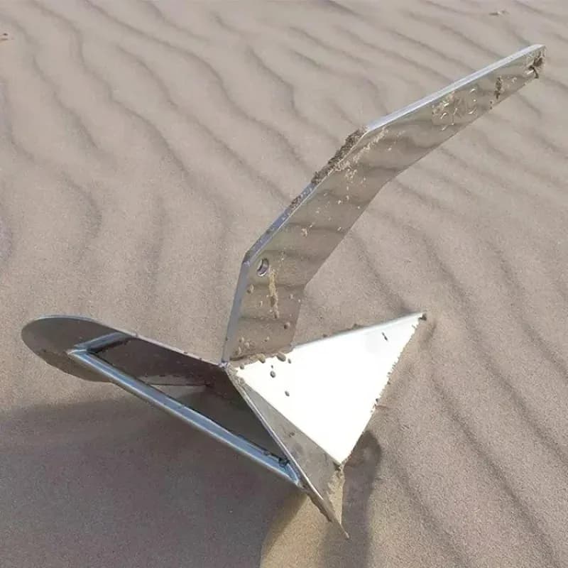Ancora Delta per Barche, Ancora Marina in Acciaio Inossidabile per Yacht, Accessori per Coperta Resistenti alla Corrosione e ad Alta Resistenza