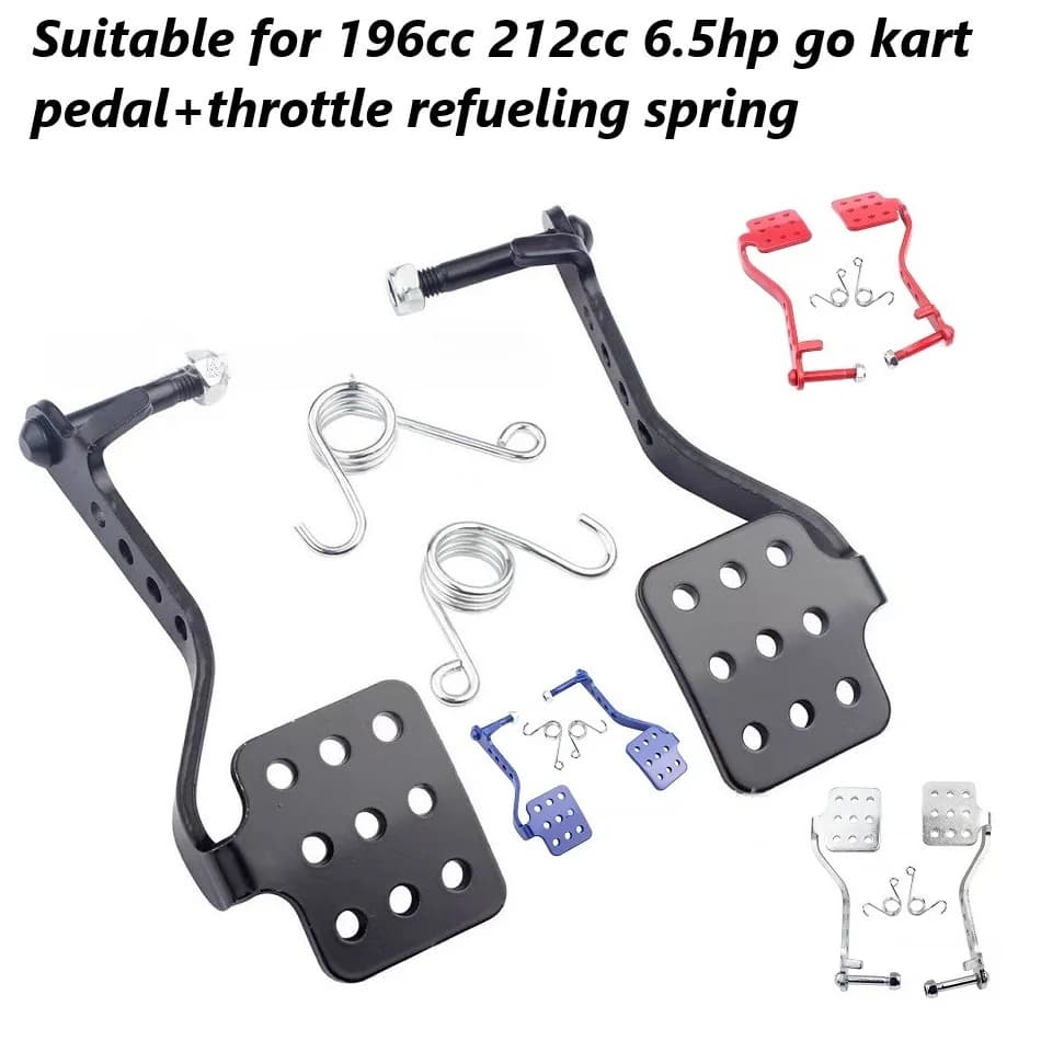 Kit pedale pedale acceleratore freno per 196cc 212cc 6.5hp Road Rocket Azusa Fun Kart Carter Radio Flyer Go Kart Cart Racing Drift