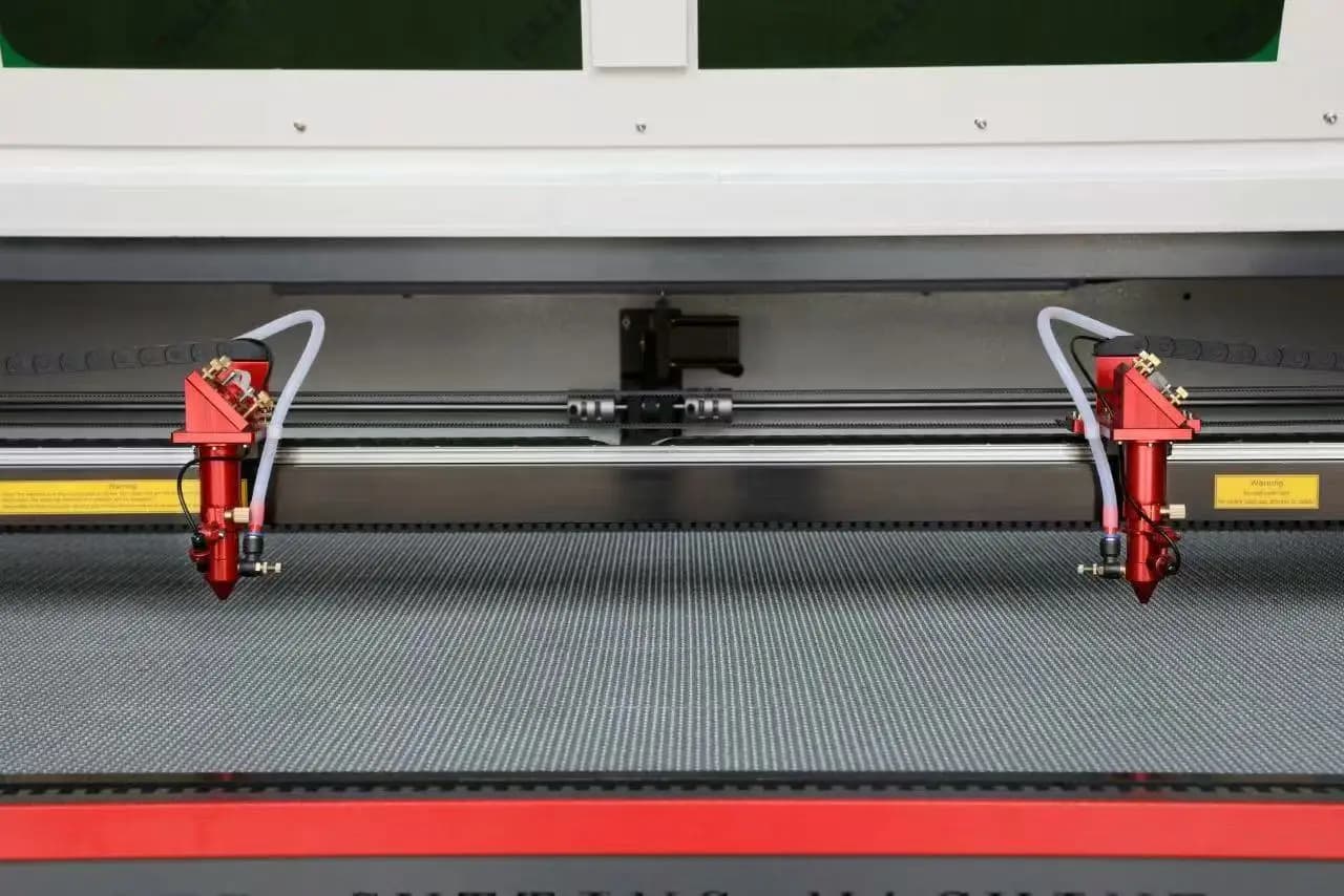 RECI 150W 1390 Macchina da taglio per incisione laser per acciaio CO2 Taglierina laser Incisore Acrilico MDF Ruida Pannello del sistema di controllo