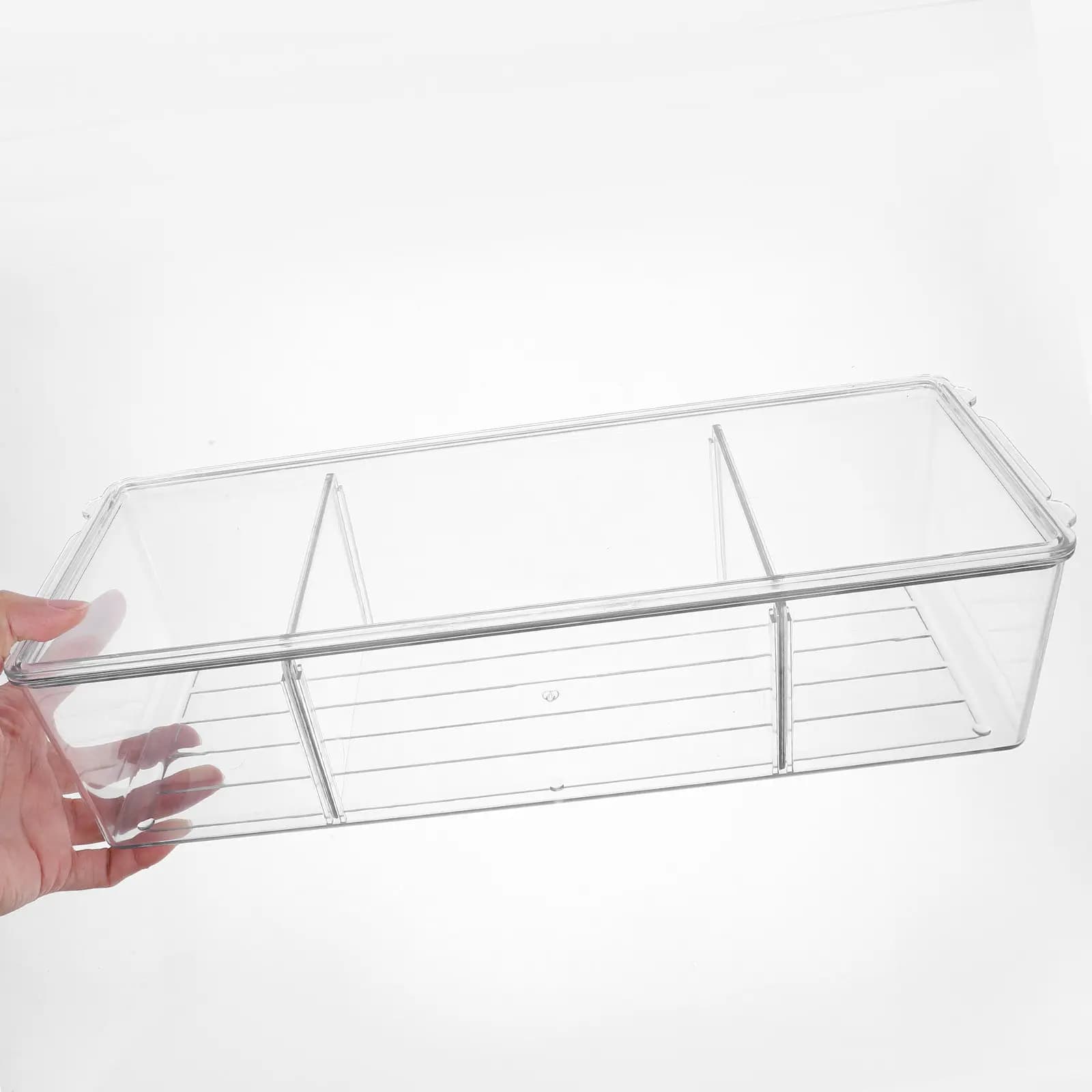 Transparent Plastic Cosmetics Box, Desk Organizer for Medicines, Tricks and Skin Care Products
