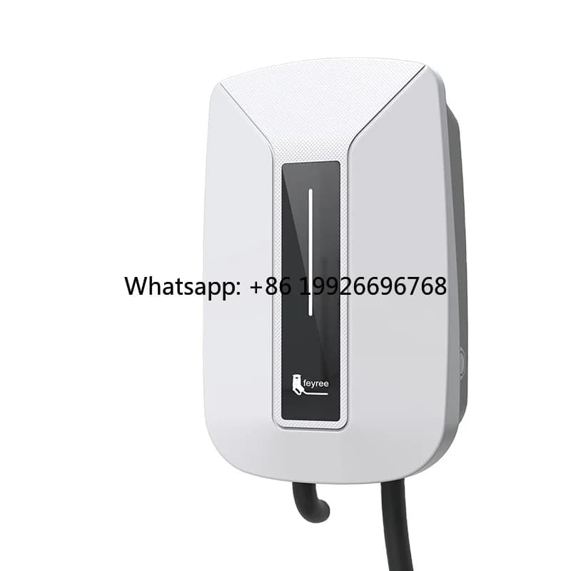 Caricatore EV Feyree 11kW 16A/32A Trifase Wallbox con Spina Tipo 2 EU e Cavi da 5m