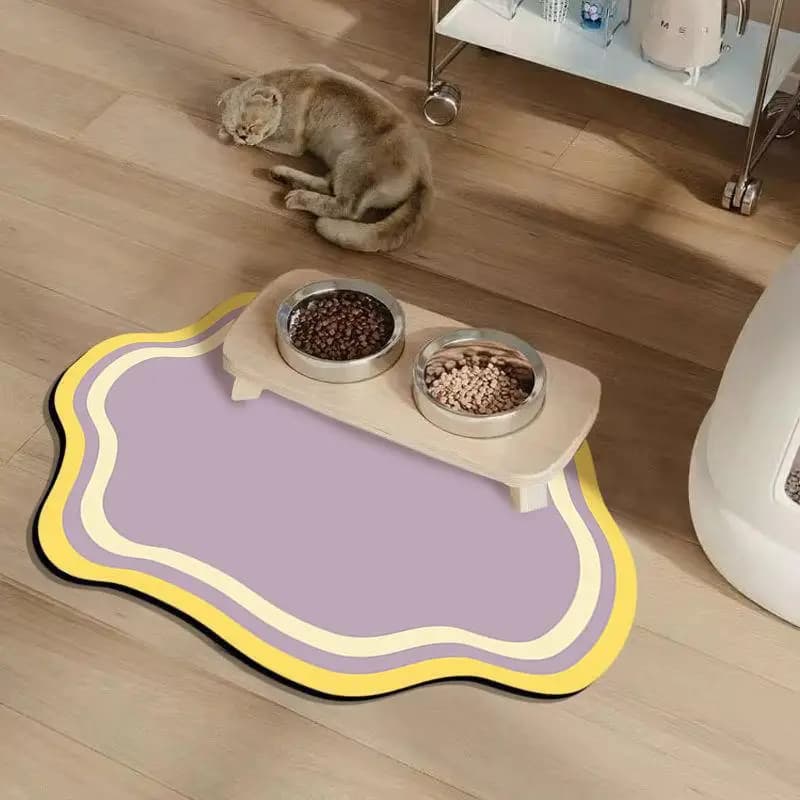 Cartoon Pet Diatomea Terra Zerbino Assorbente D'acqua Ad Asciugatura Rapida Antiderrapante Cuccia Per Cani Sala Da Pranzo Decorazione Della Casa2025 NUOVO