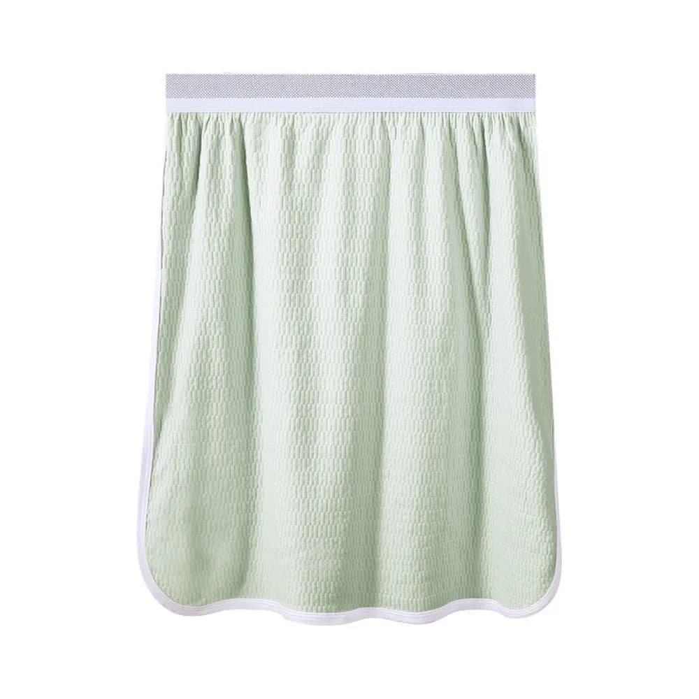 Pantaloncini da notte in cotone da uomo, senza cavallo, con bottoni, tipo accappatoio, senza intimo, pantaloncini pigiama a mezza gamba, non irritanti