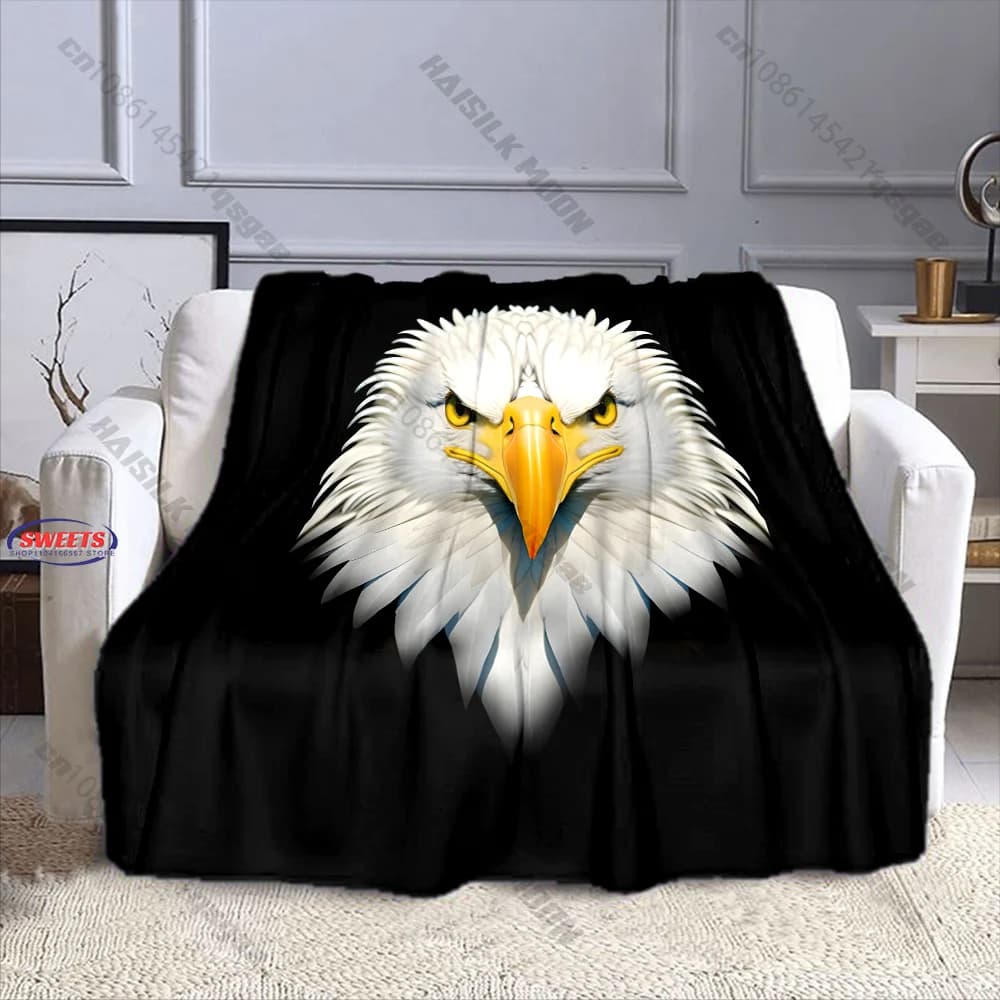 Coperta con design Bold Eagle, diverse misure, coperta decorativa per divano, camera da letto per bambini e adulti, soggiorno, regalo raffinato