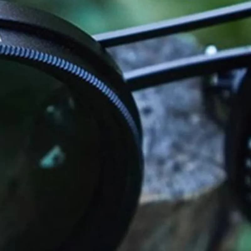 Adjustable 1-9 Sunglasses Fishing Rounded Polarized Glasses with ND Filter Lenses Retro Glasses for Men Driving Fishing