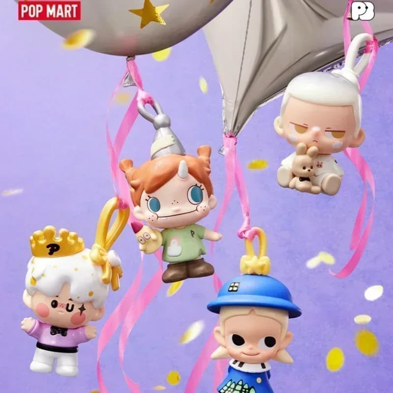 POP MART POPBEAN Kawaii Anime Action Figure Blind Box 15th Anniversary Surprise Mystery Dolls for Celebration