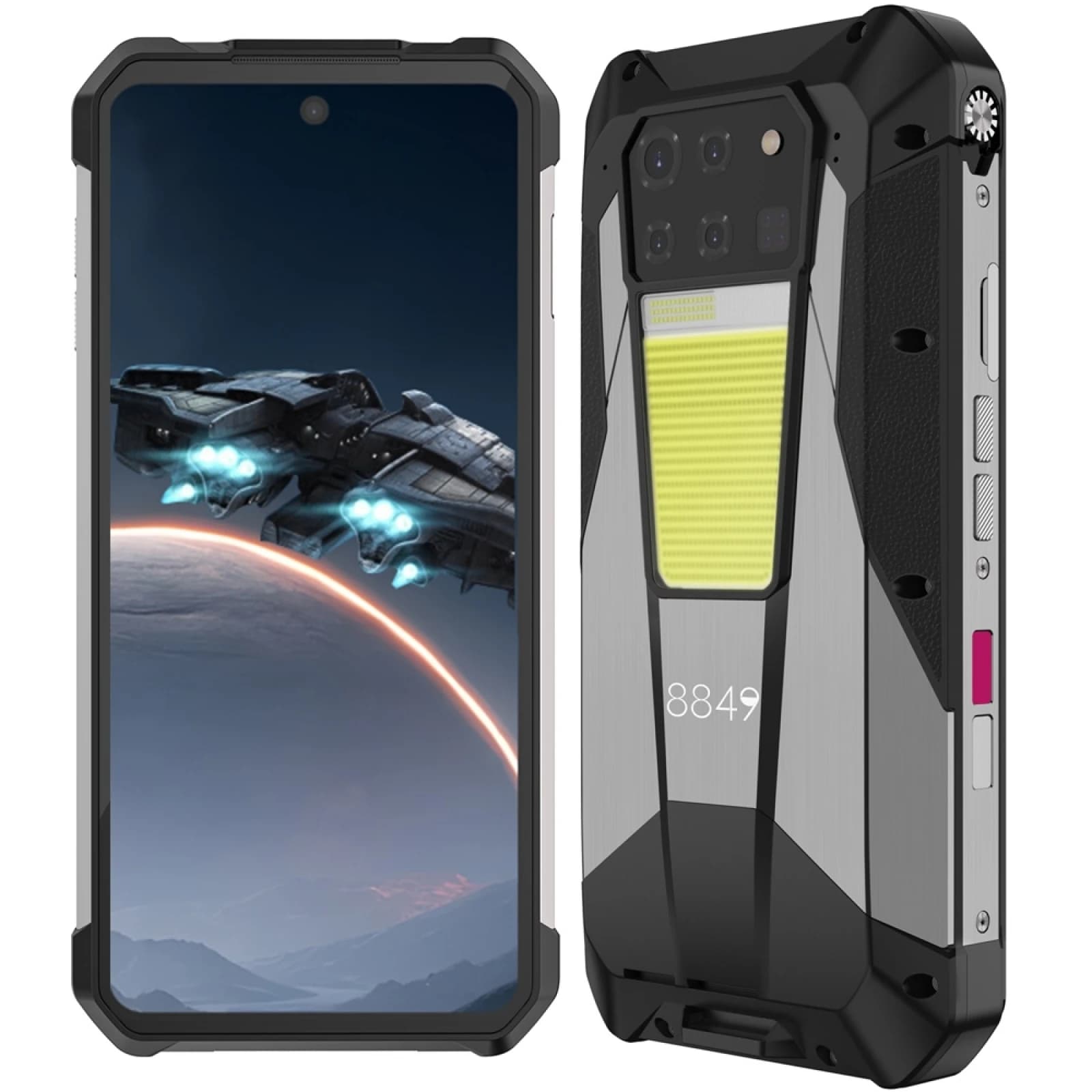Unihertz Tank 3 Pro 8849 Smartphone robusto con proiettore 5G 6,79'' Impermeabile 16 512GB 23800mAh 120W 200MP Fotocamera NFC