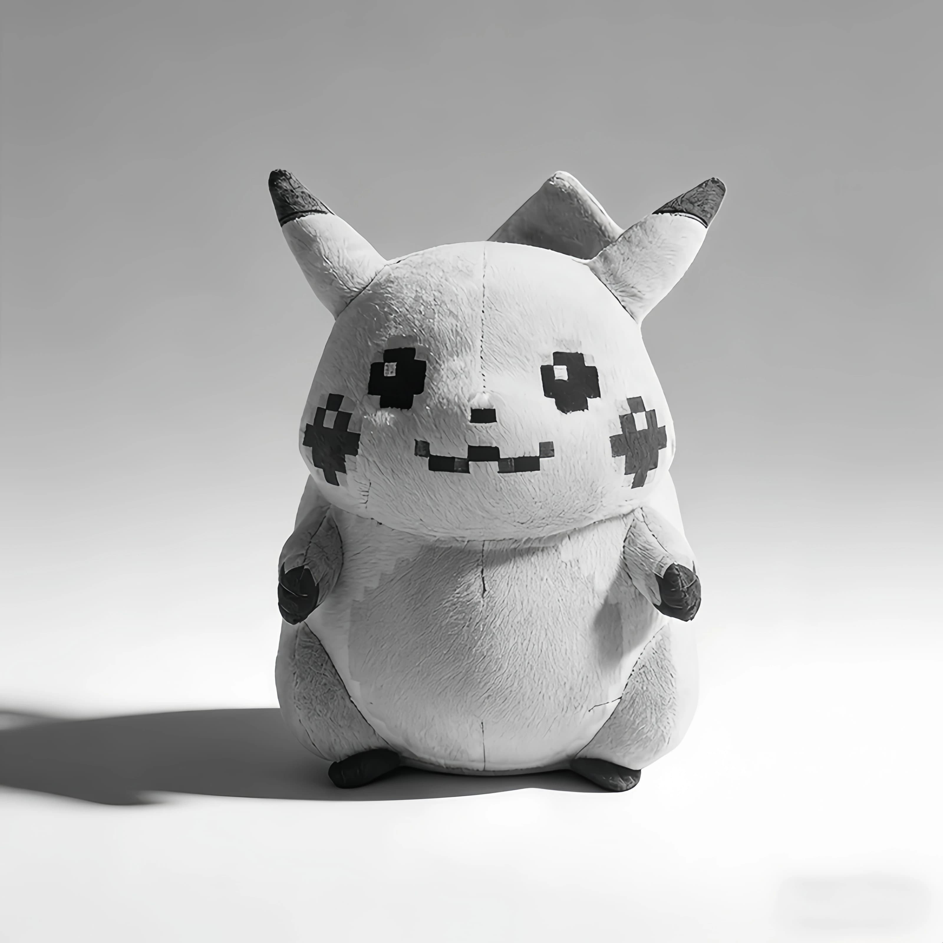 Peluche Pikachu in Stile Pixel per il 30° Anniversario di Pokémon Center, Bambole Anime Pokémon Pikachu, Cuscini Morbidi Kawaii Imbottiti