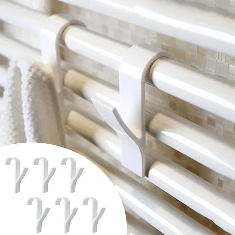 1-4 pieces multipurpose heating hook hook clothes hanger clothes hanger radiator bracket hook for bathroom clothes hangers soft scarf towel