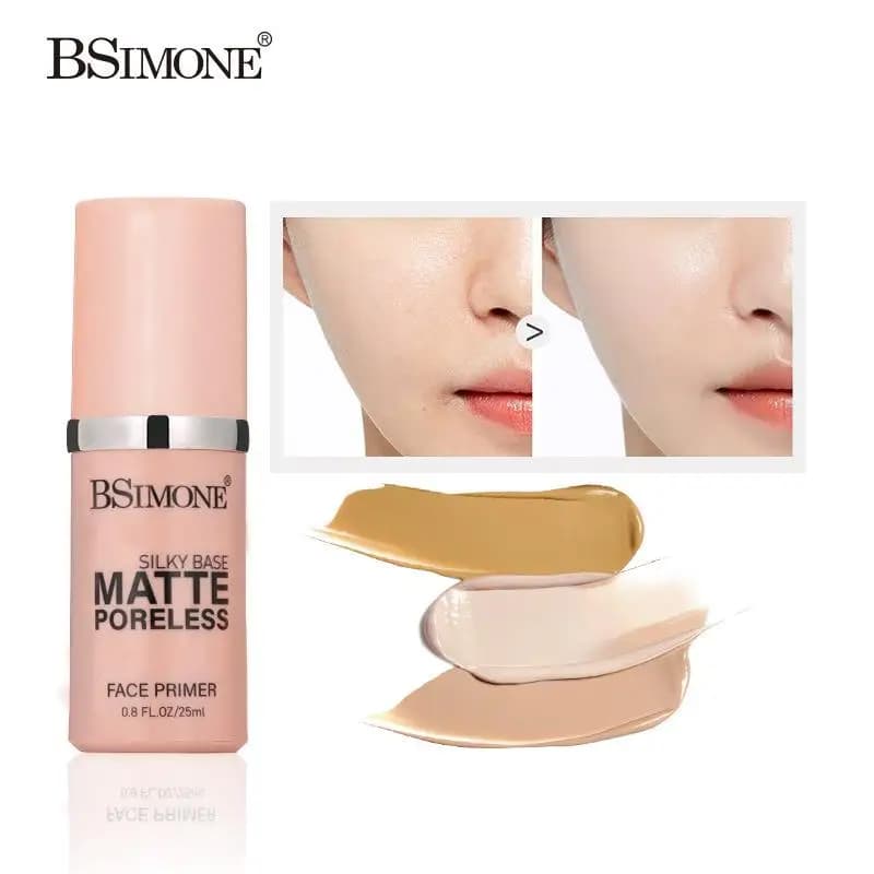 Primer Viso BSIMONE, Base Opacizzante, Correttore Pre-Trucco, Contorno Occhi, Anti-Macchie, Anti-Occhiaie, Fondotinta Oil-Free
