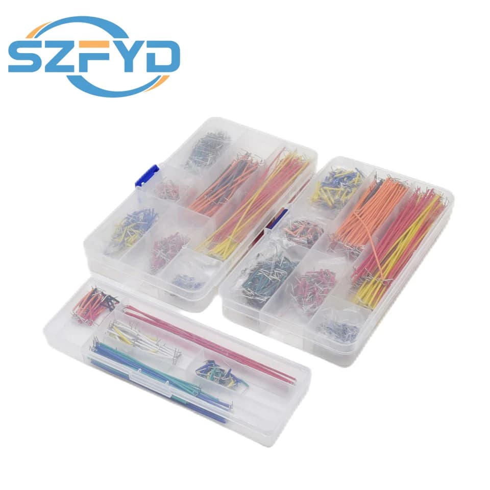 140-840 pieces kit bridge breadboard preformed 14 assorted lengths for prototyping circuits breadboard electronic kit diy