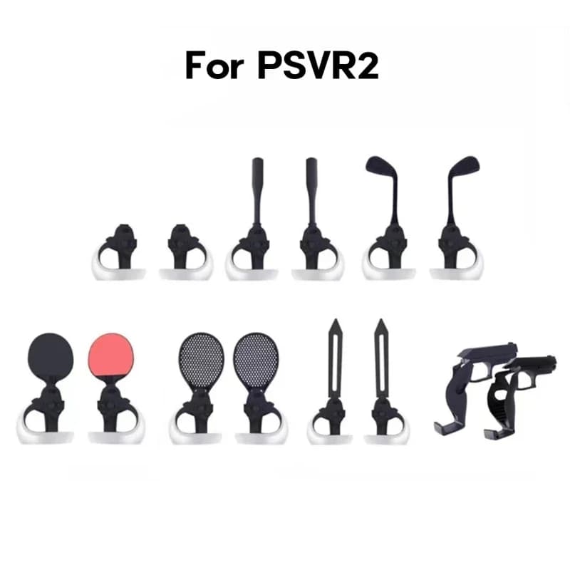 Set 14 in 1 per accessori gioco controller Racchette da tennis Copri maniglia per mazza da golf rilevamento del