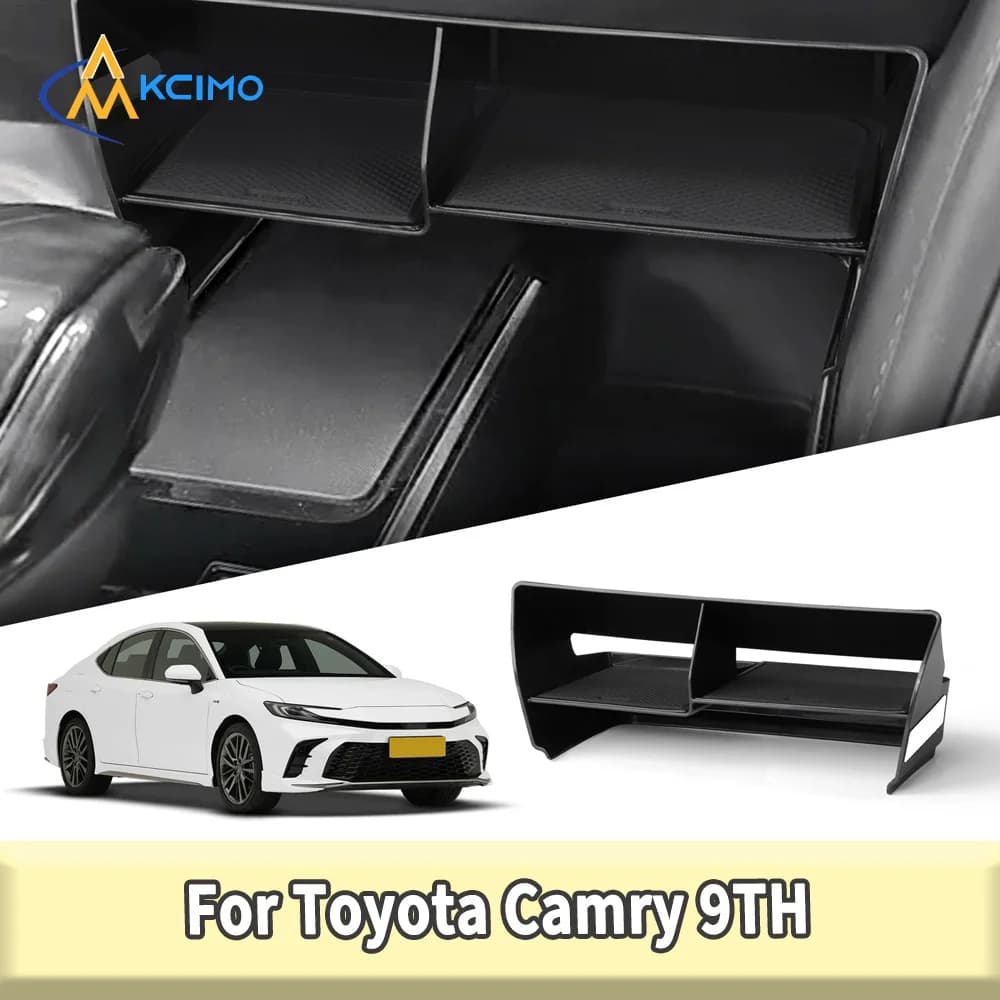 Scatola portaoggetti per console centrale per Toyota Camry 9TH Organizer per vassoio centrale per auto Stivaggio Riordino Accessori interni auto durevoli