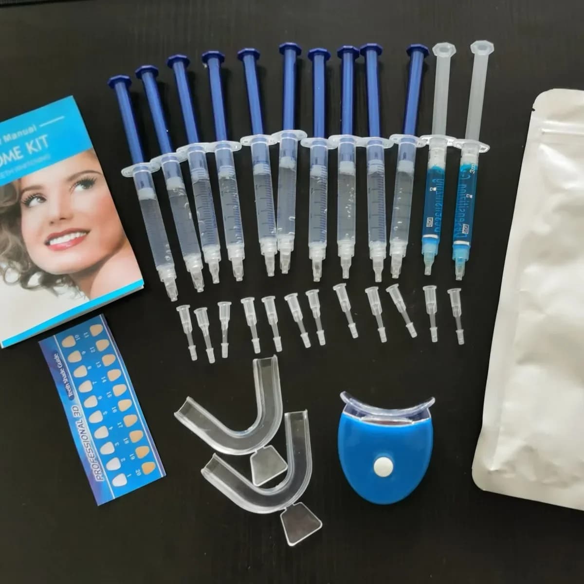 Teeth whitening kit for domestic use Oral gel Tooth whitening white with 44% whitening peroxide for teeth brush dental gel