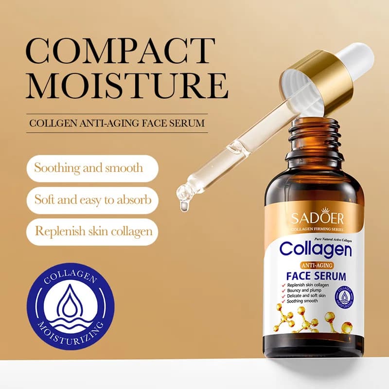 Bone collagen essence to remove acne, repair and counteract aging, facial skin care, collagen repair, nourishing skin care.