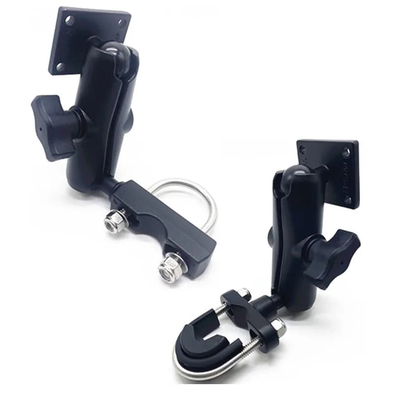 con supporto per manubrio moto in lega di alluminio con motivo a foro AMPS standard per navigatore GPS Garmin Zumo,TomTom Rider