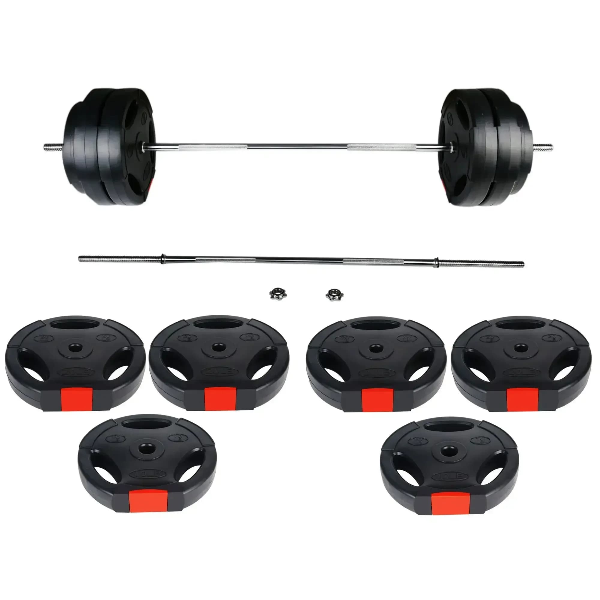 Wwww Signature Fitness 1 inch standard vinyl plate for strength training, weight lifting and crossfit