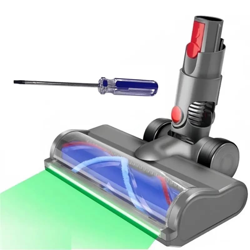 【UNA SURPRISA SPECIALE】Per la testina di aspirazione Dyson V10 V12, testina con luce LED verde per V10 Slim / V12 Slim per aspirapolvere Digital Slim Ac