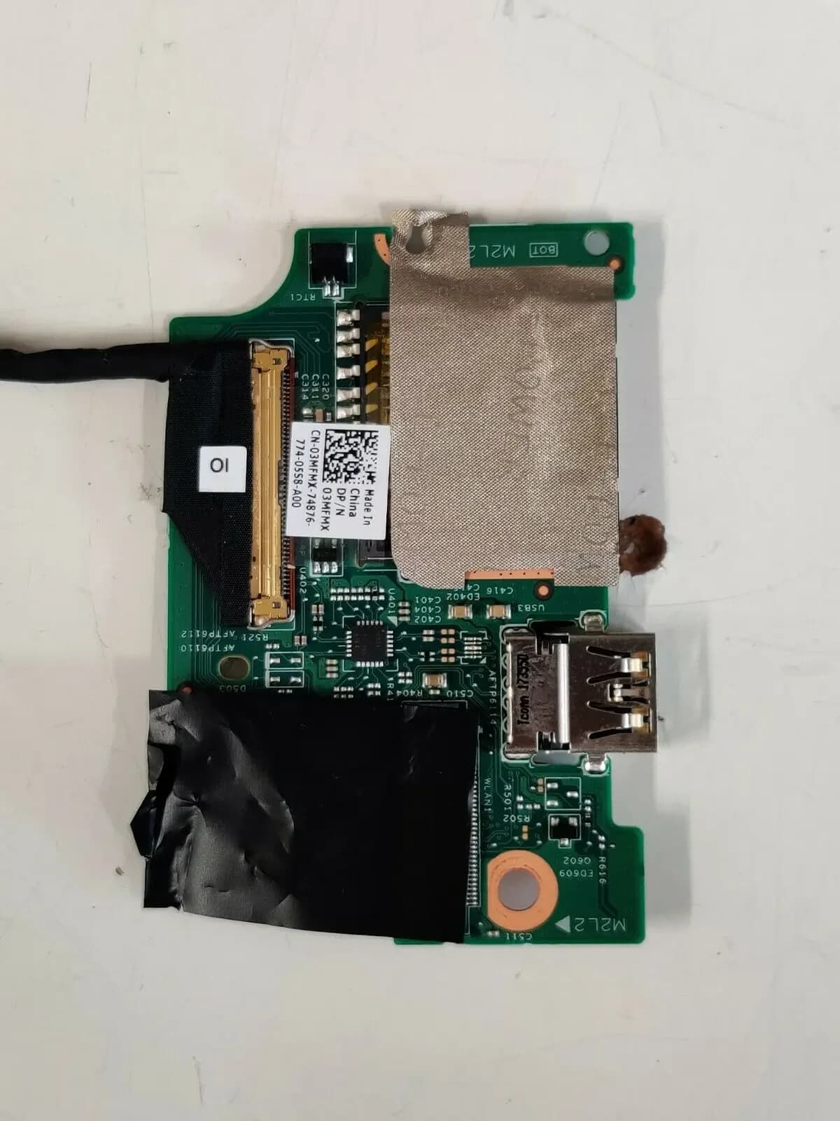 FOR Dell Inspiron 13 7370 IO card USB SD card with cable 0GXXTP GXXTP