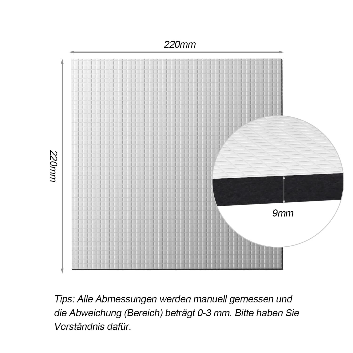 Stampante 3D riscaldamento letto isolamento cotone per stampante 3D Heatbed 220 235 310mm foglio autoadesivo isolamento cotone adesivo