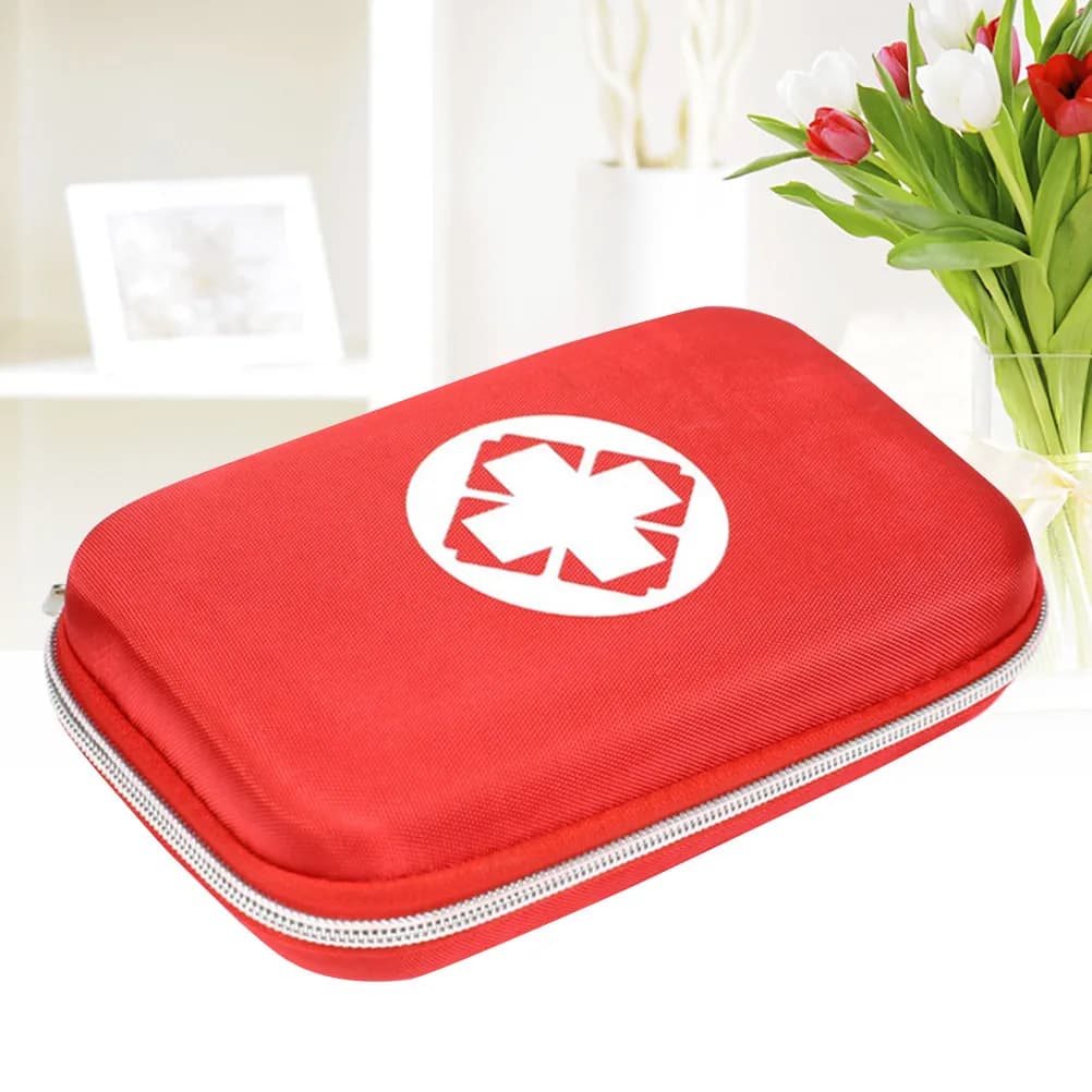 1 Pezzo Borsa Pronto Soccorso Robusta in EVA, Kit Portatile ad Accesso Rapido, Ideale per Campeggio, Escursioni, Viaggi su Strada, Auto, Case, Uffici, Scuole