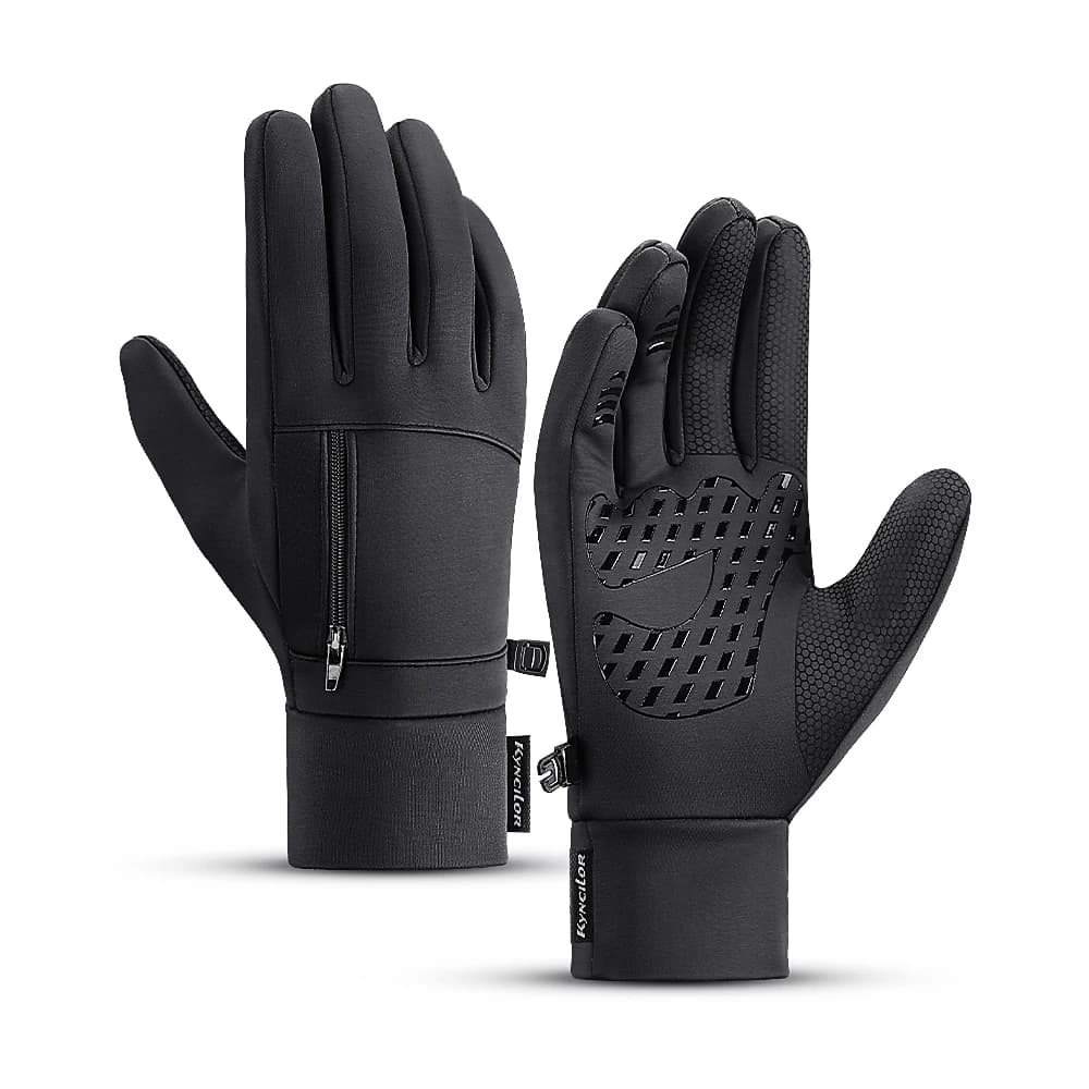 Nuovo inverno uomo donna guanto da ciclismo in pelle PU guanti da bici resistenti all'acqua guanti da moto antiscivolo Guantes Mtb Enduro