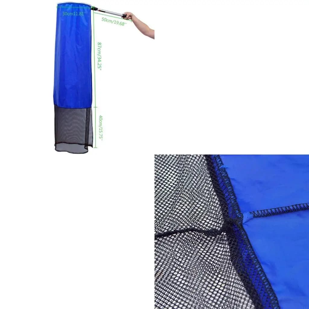 L43A Aquarium Sock Net Fishing Net Fish Landing Net Catching Net Soft Mesh Basket