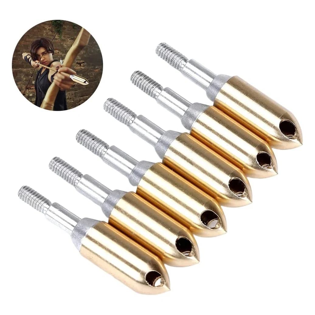 【Supernew】145 Grain Archery Heads Whistling Arrowhead Broadhead Signal Whistle Arrowhead For Targeting Practicing Hunting