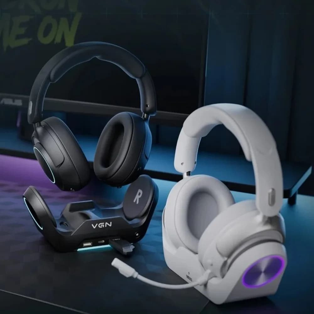 VGN Zhou Series Pro Max Headset Wireless Bluetooth Four-Mode Low Latency Over-Ear Headset Noise-Canceling Gaming Accessories