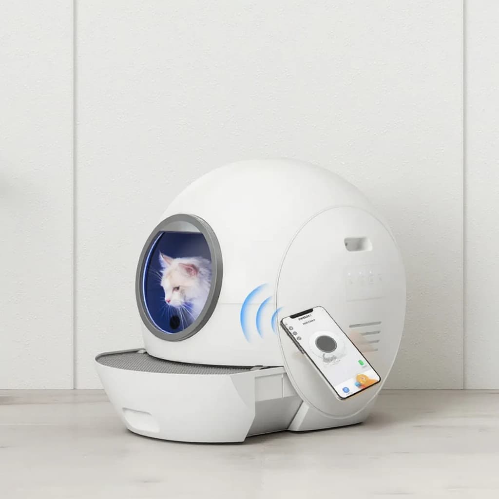 Automatic cat Litter Box Self-cleaning for Pets Professional Large Toilet for Cats