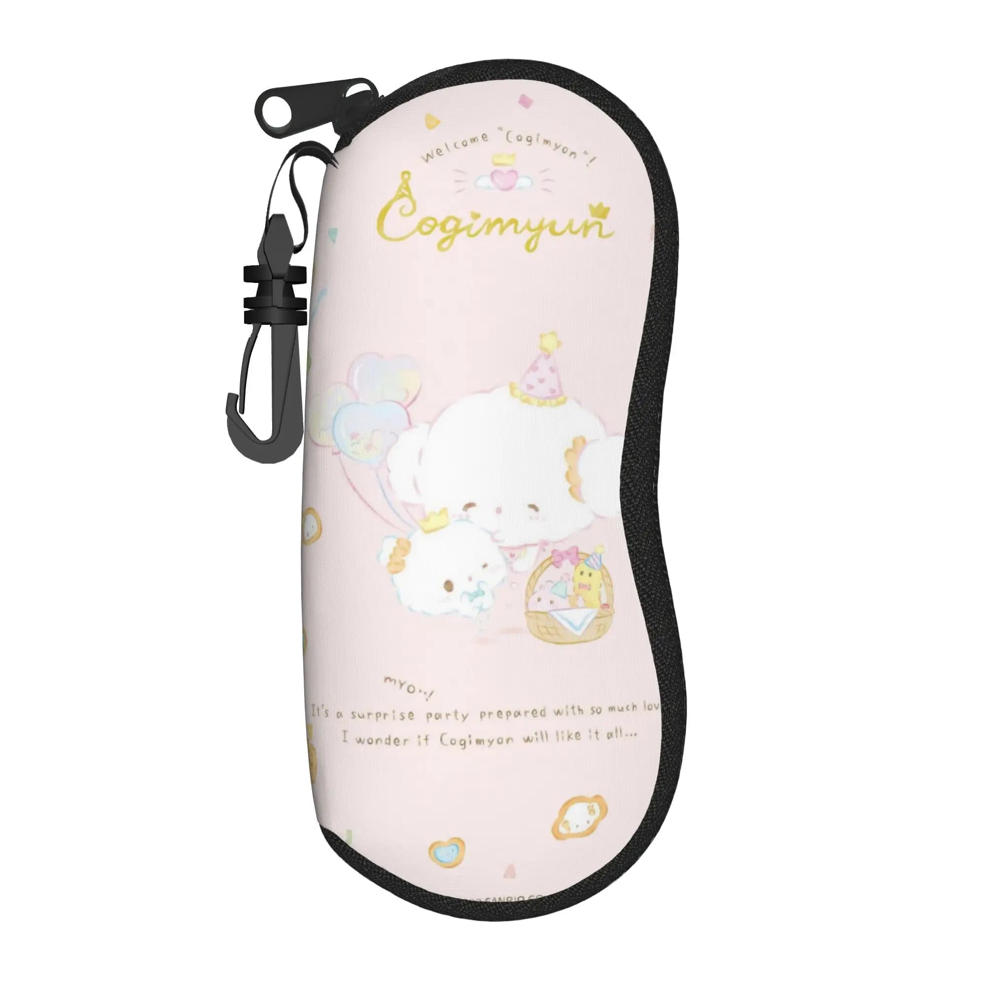 Astuccio per occhiali Cogimyun, accessori leggeri unisex, scatola portaocchiali da sole rosa con disegni a fumetti, contenitore ultra resistente per occhiali