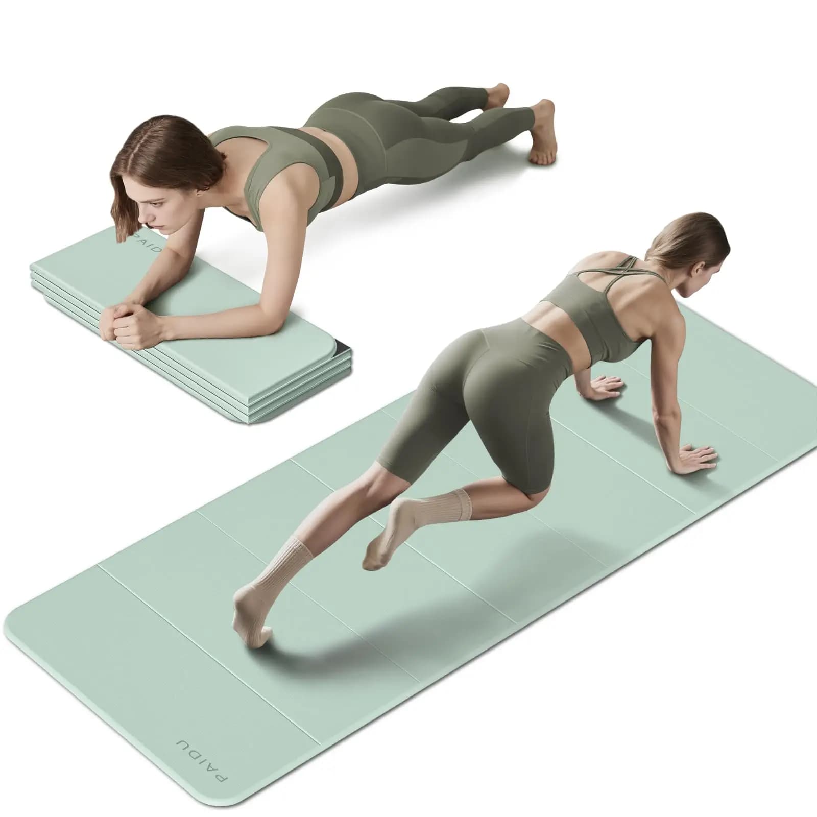 Yoga Mat Large 6'x4' Extra Largo 1/4" and 1/3" Thickness, TPE Anti-slip for Exercises at Home, Gym and Pilates