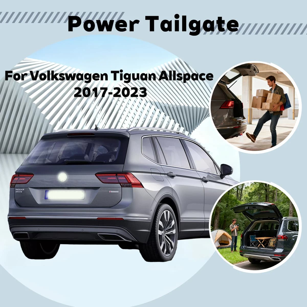 Per Volkswagen VW Tiguan Allspace 2017-2023 Sollevamento Automatico Elettrico Portellone Blocco Modulo Sistema di Chiusura Power liftgate Smart