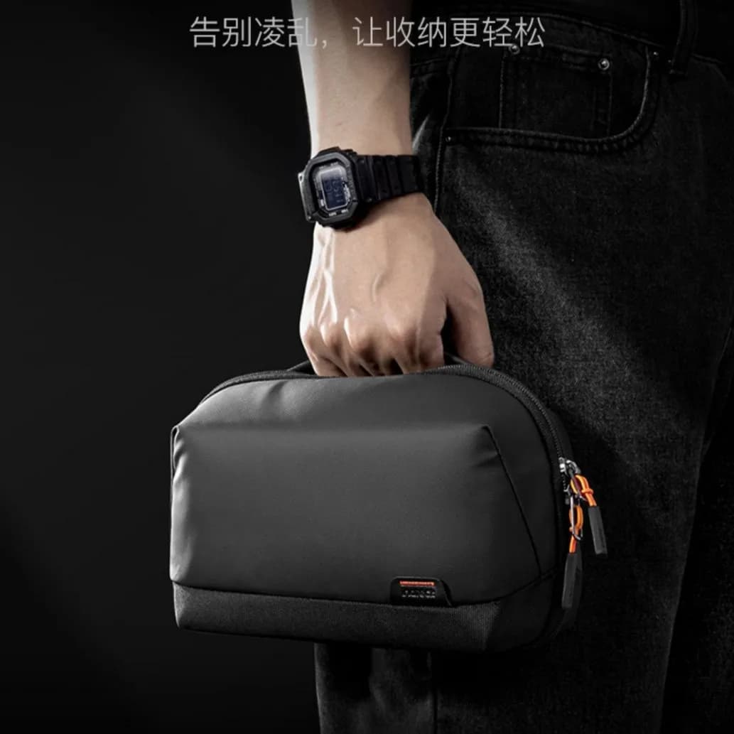 Digital USB Cable Holder Bag, Portable Travel Case for Power Bank, HDD, Charger, Waterproof Electronic Organizer