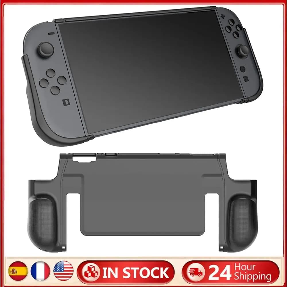 Custodia Protettiva in TPU per Switch 2 con Supporto, Cover Completa in TPU per Switch 2, Accessori per Giochi