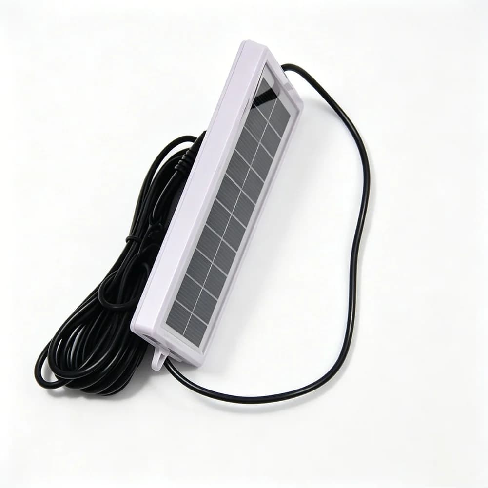USB-C Enabled For 3W 5V Solar Panel Charger for Recharging For 3.7V 5V Batteries Used with Outdoor Lighting Equipment