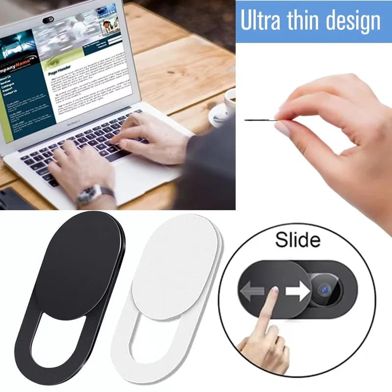 10-40PCS WebCam Cover Shutter Magnet Slider Plastic Universal Privacy Sticker for iPhone Laptop Camera Cover for PC Tablet